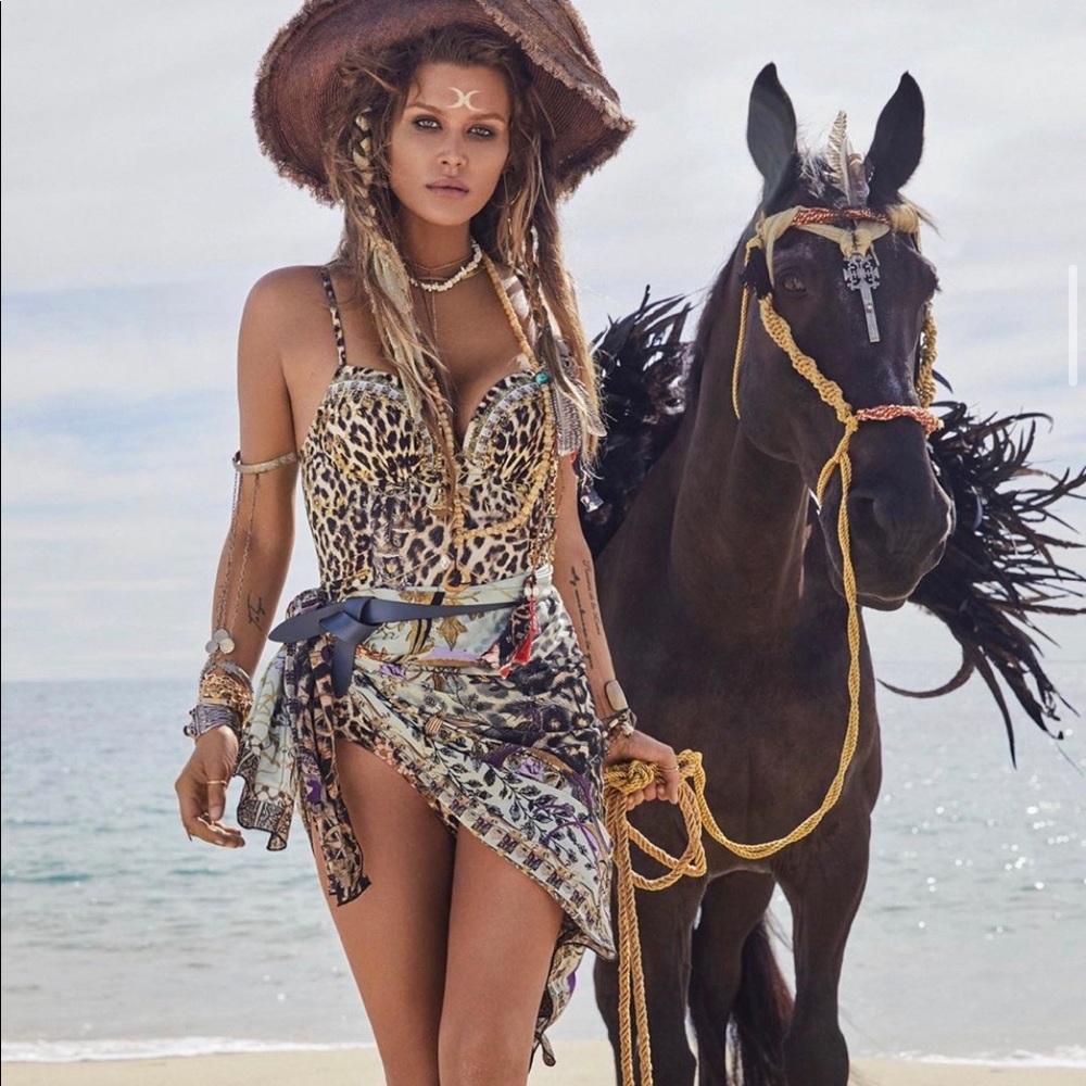 PRICE IS FIRM Camilla Nomadic Nymph leopard One piece NEW - Picture 2 of 16